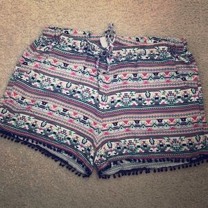 Multi colored shorts